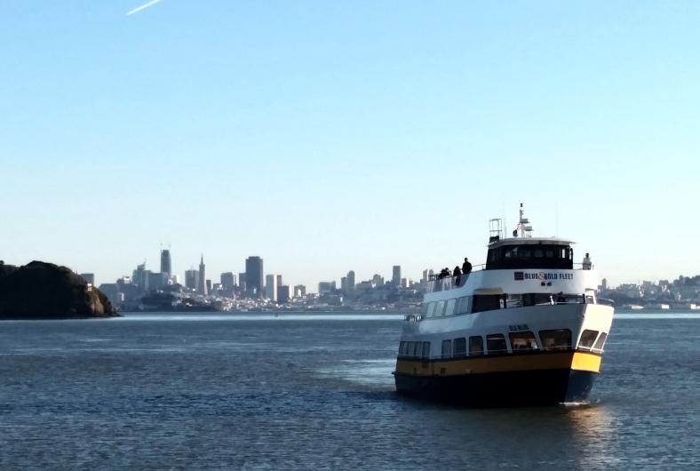 Angel Island - Tiburon Ferry with San Francisco in background