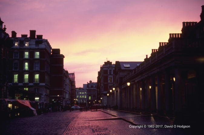 Covent Garden after the Rain, 1982