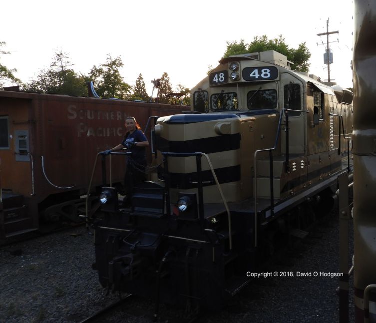 Sierra Railroad #48 at St. Helena